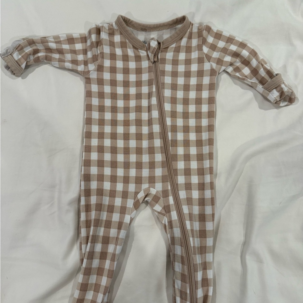Kyte BABY - Gingham Bisque